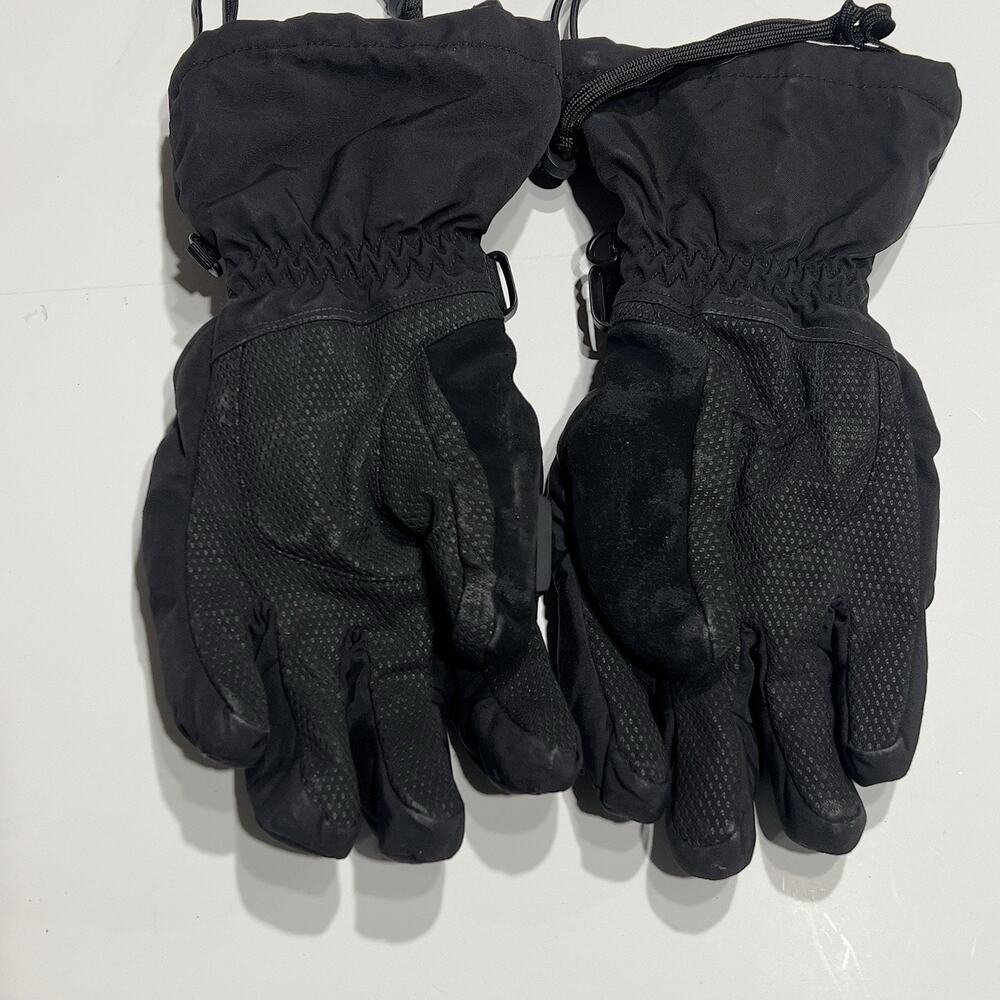The North Face Hyvent Snow Gloves Black Mens Medium Insulated Waterproof - Picture 4 of 6